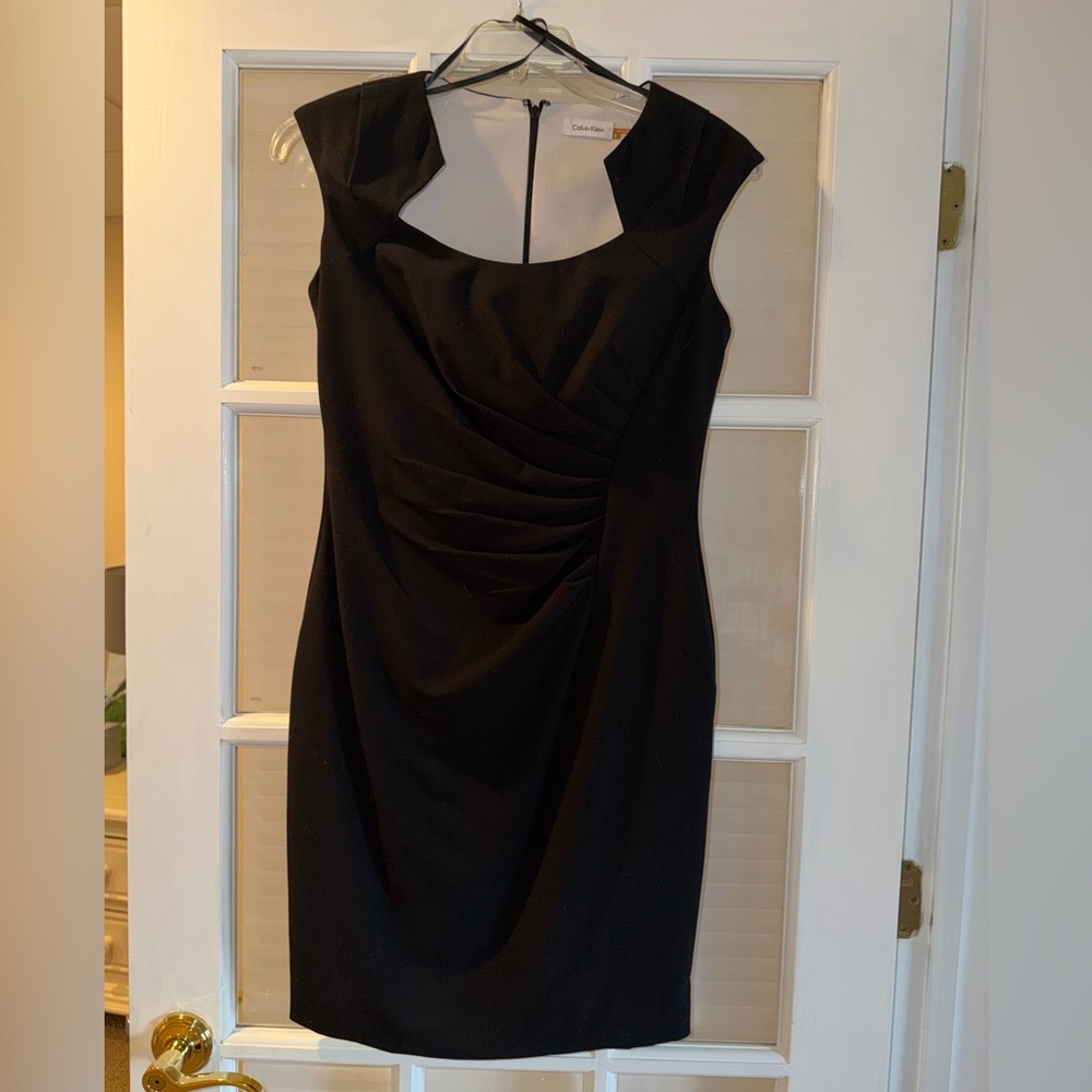 Flattering Calvin Klein Black Dress